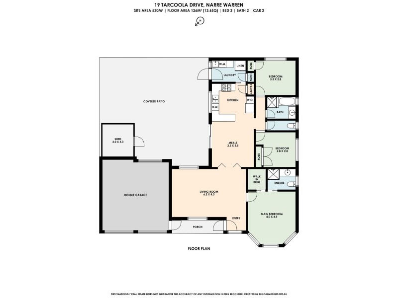 19 Tarcoola Drive, Narre Warren VIC 3805 Floorplan