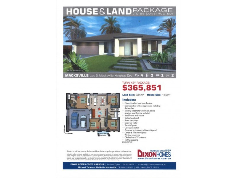 Lots 4 & 5 Macksville Heights Drive, Macksville NSW 2447