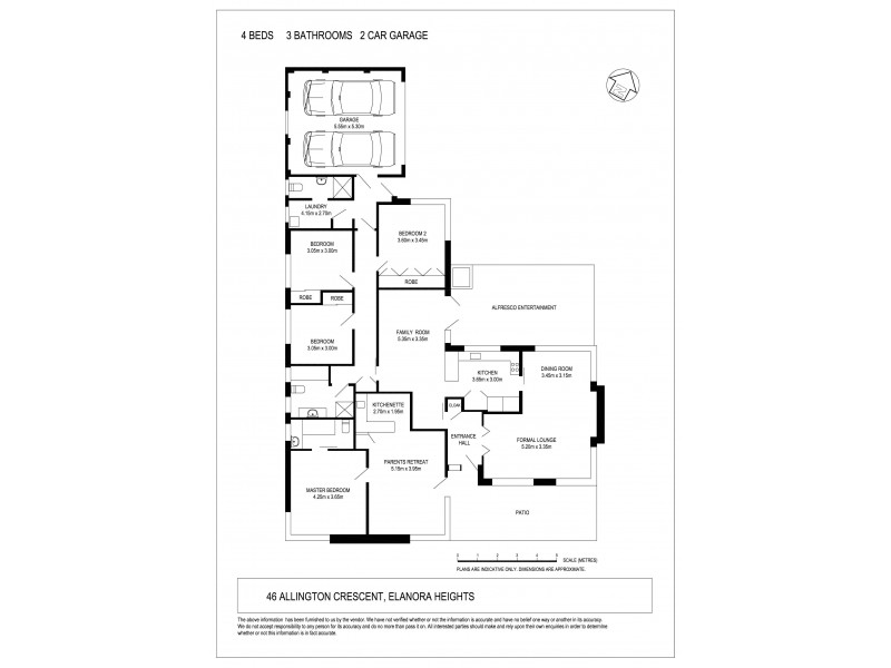 46 Allington Crescent, Elanora Heights NSW 2101 Floorplan