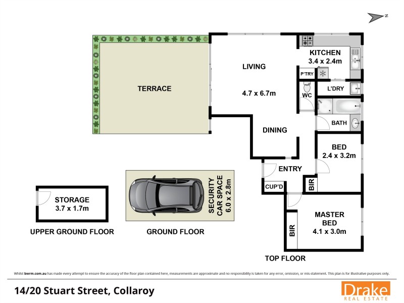 14/20 Stuart Street, Collaroy NSW 2097 Floorplan