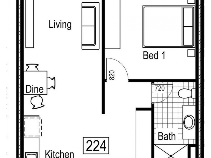 A224/149-157 Thirteenth Street, Mildura VIC 3500 Floorplan