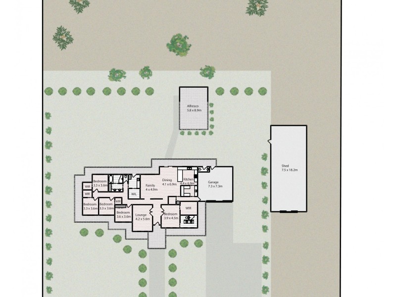 63 Fern Avenue, Irymple VIC 3498 Floorplan