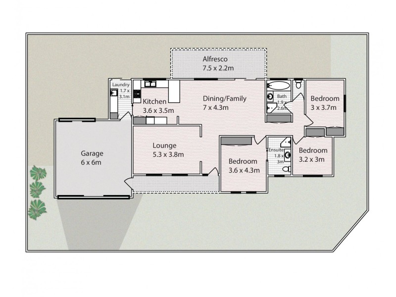 8 Bristol Way, Mildura VIC 3500 Floorplan