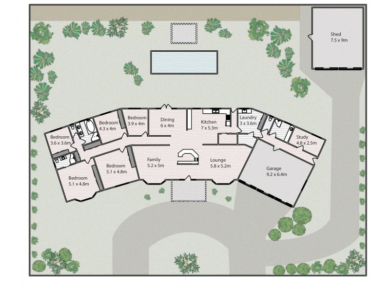 158 Sixteenth Street, Mildura VIC 3500 Floorplan