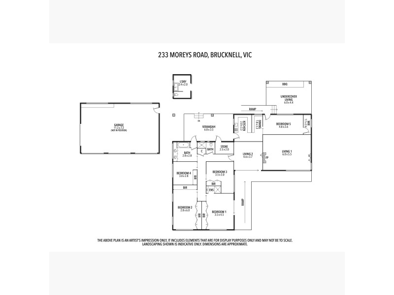 233 Moreys Road, Brucknell VIC 3268 Floorplan