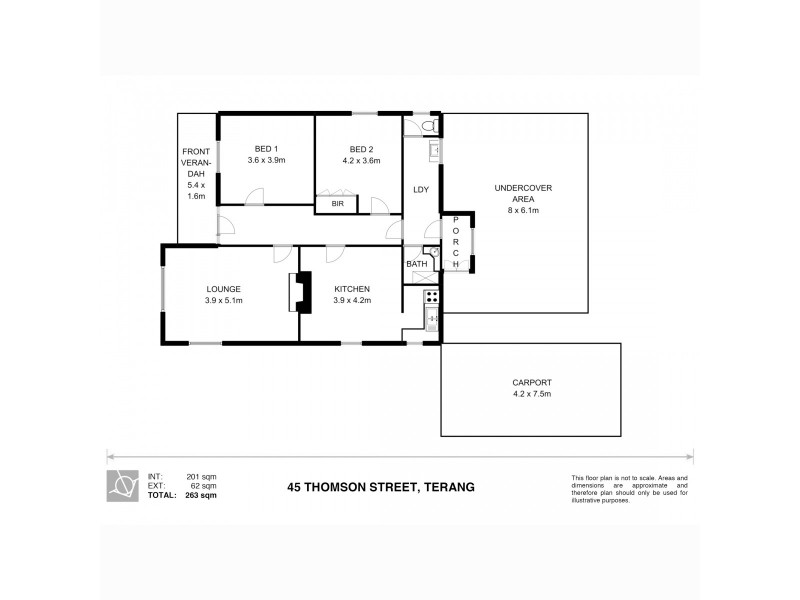 45 Thomson Street, Terang VIC 3264 Floorplan