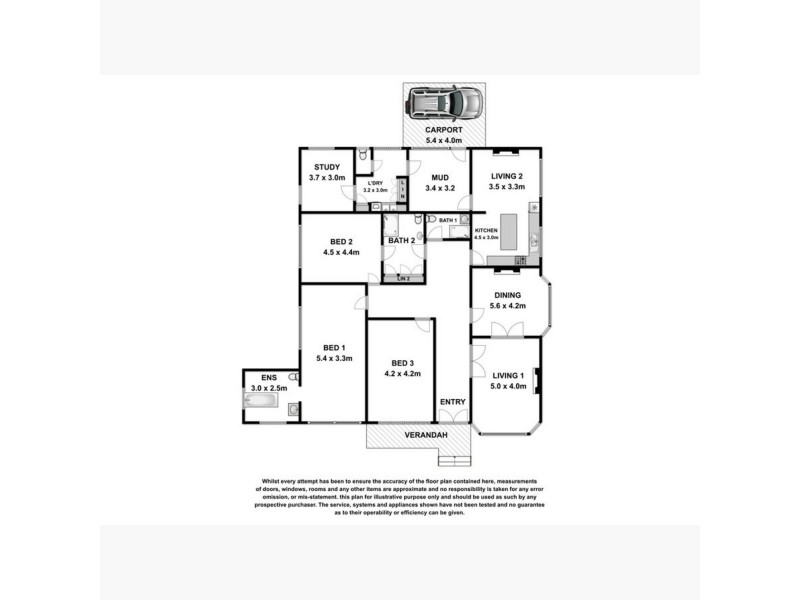 43 Claytons Road, Bochara VIC 3301 Floorplan