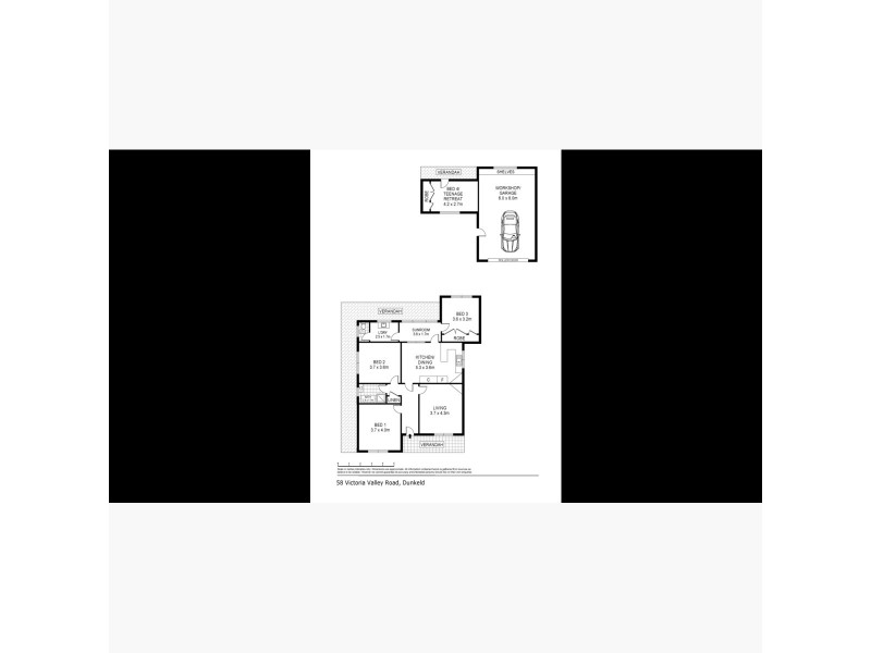 58 Victoria Valley Road, Dunkeld VIC 3294 Floorplan