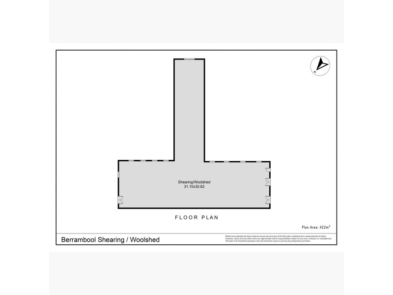 1009 Chatsworth Wickliffe Road, Wickliffe VIC 3379 Floorplan