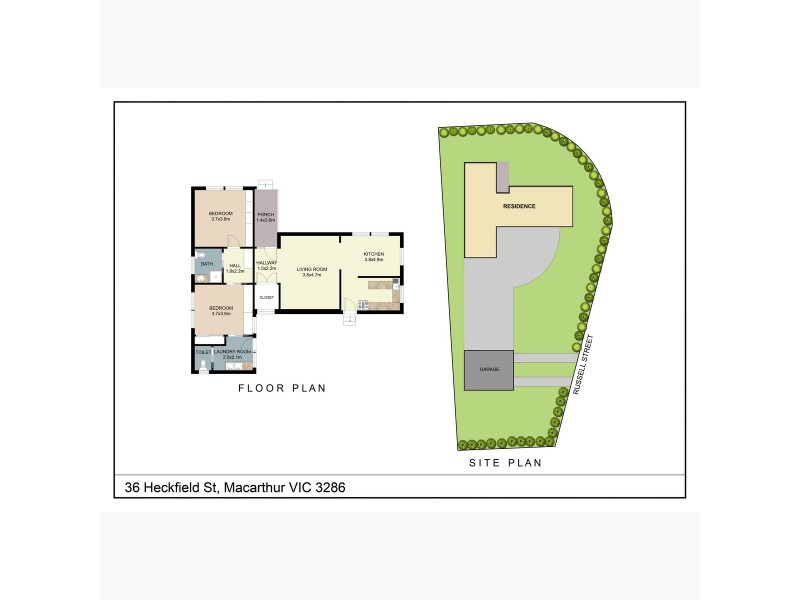 36 Heckfield Street, Macarthur VIC 3286 Floorplan