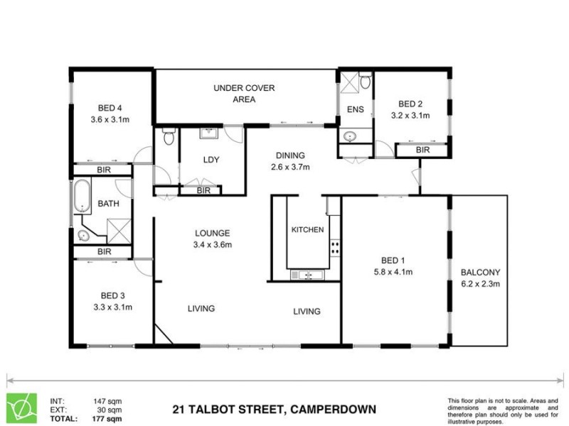21 Talbot Street, Camperdown VIC 3260 Floorplan