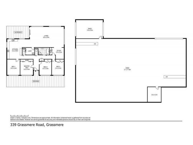 339 Grassmere road, Grassmere VIC 3281 Floorplan