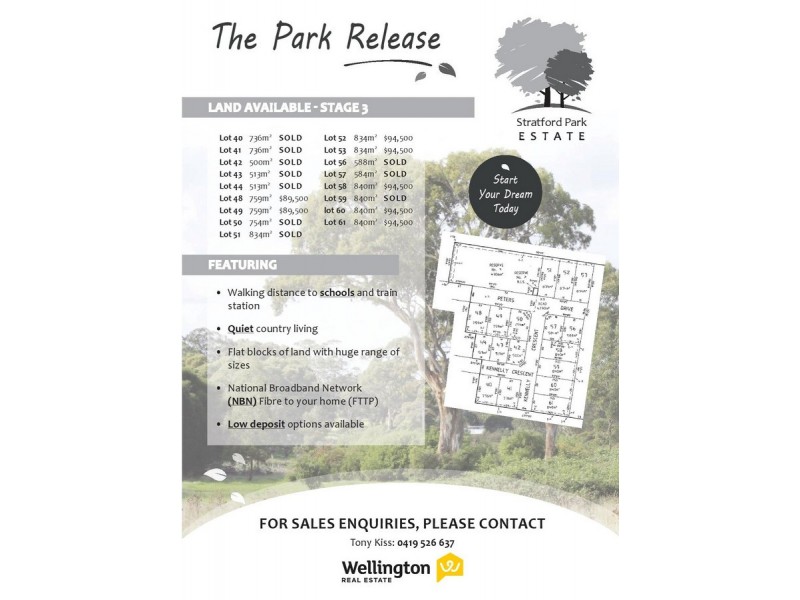 STRATFORD PARK Estate, Stratford VIC 3862