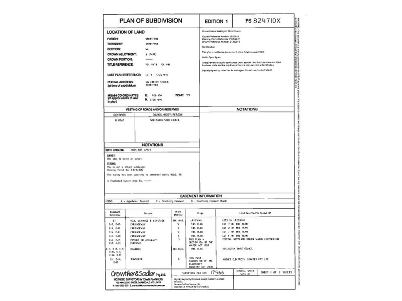 Lot 2 Stratford Country Estate 68 Killeen Street, Stratford VIC 3862