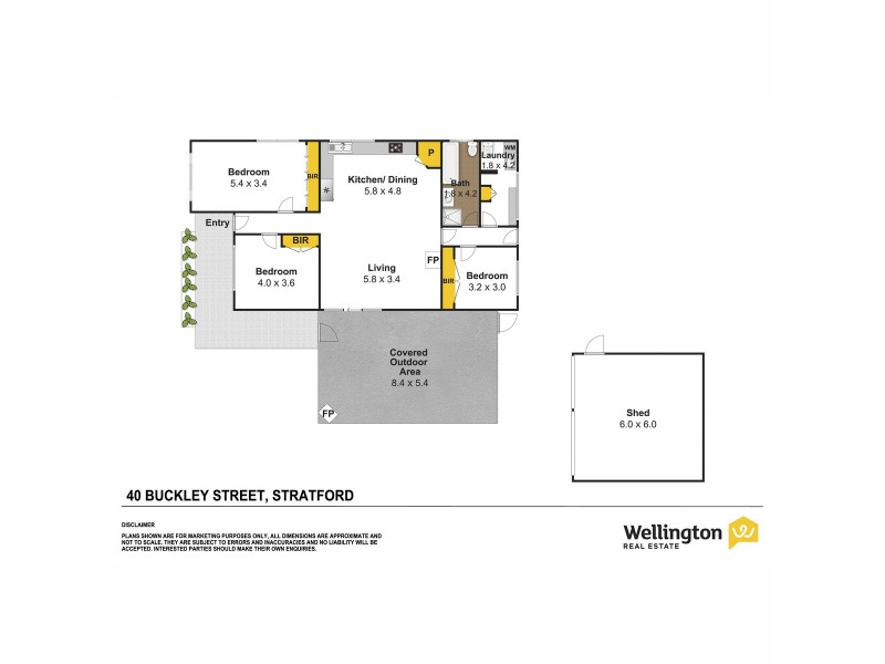 40 Buckley Street, Stratford VIC 3862 Floorplan