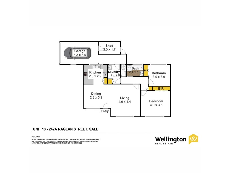 13/242A Raglan Street, Sale VIC 3850 Floorplan