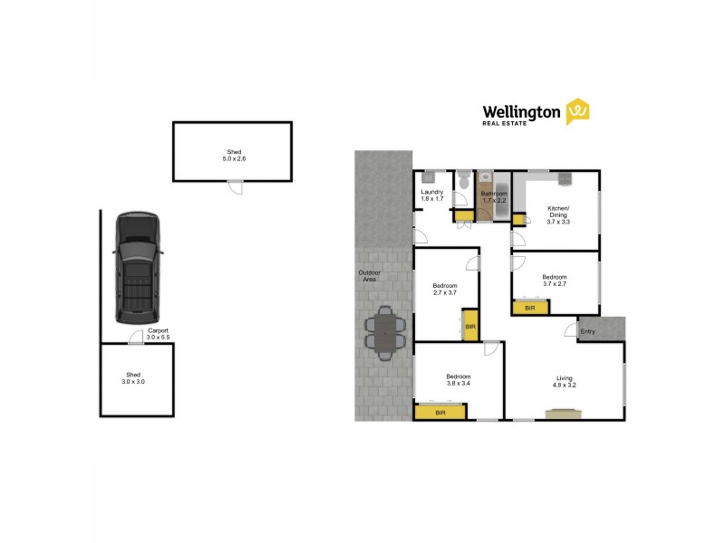 23 Hoddle Street, Sale VIC 3850 Floorplan