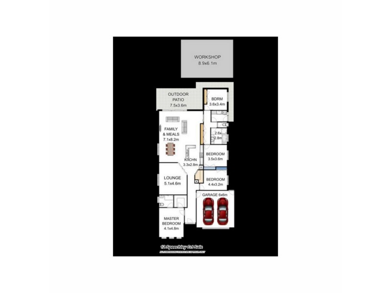 12 Speechley Court, Sale VIC 3850 Floorplan