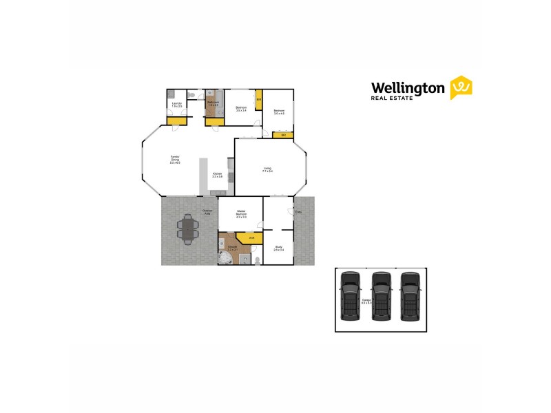 6 Wattlebird Close, Seaspray VIC 3851 Floorplan