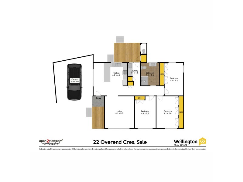 22 Overend Crescent, Sale VIC 3850 Floorplan