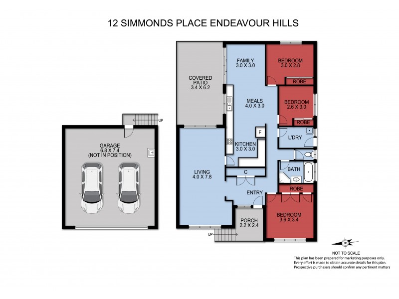 12 Simmonds Place, Endeavour Hills VIC 3802 Floorplan