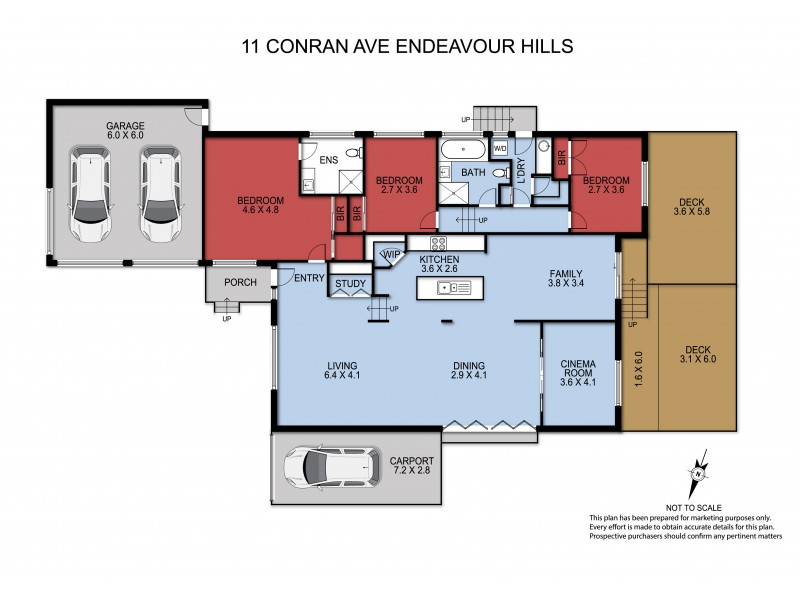 11 Conran Avenue, Endeavour Hills VIC 3802 Floorplan