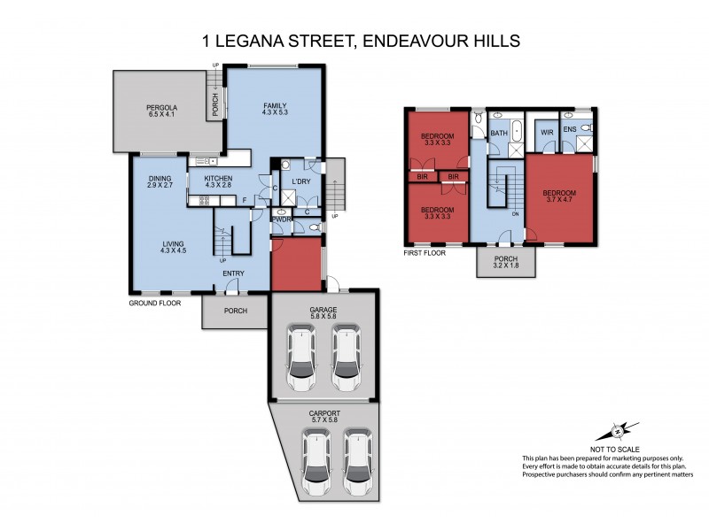 1 Legana Court, Endeavour Hills VIC 3802 Floorplan