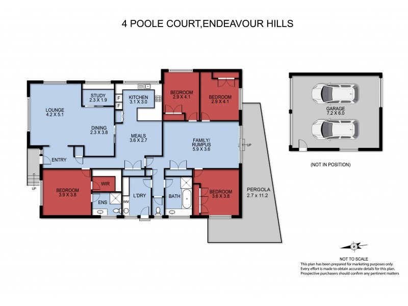 4 Poole Court, Endeavour Hills VIC 3802 Floorplan