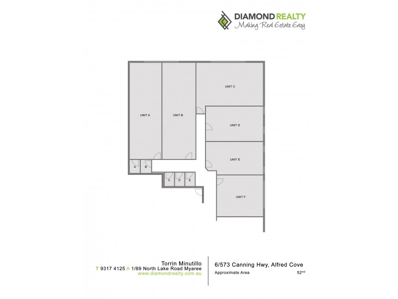 6/573 Canning Hwy, Alfred Cove WA 6154 Floorplan