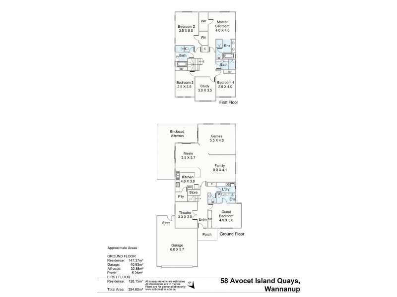 58 Avocet Island Quays, Wannanup WA 6210 Floorplan