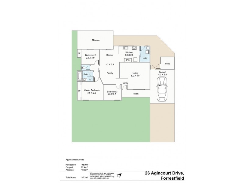 26 Agincourt Drive, Forrestfield WA 6058 Floorplan