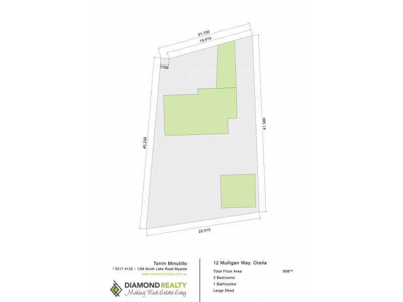 12 Mulligan Way, Orelia WA 6167 Floorplan
