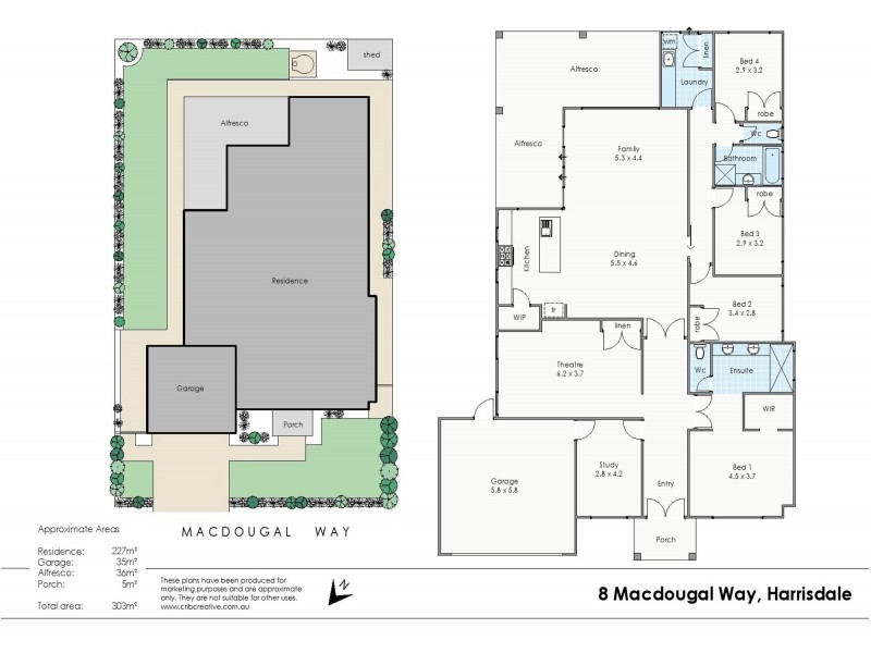 8 Macdougal Way, Harrisdale WA 6112 Floorplan