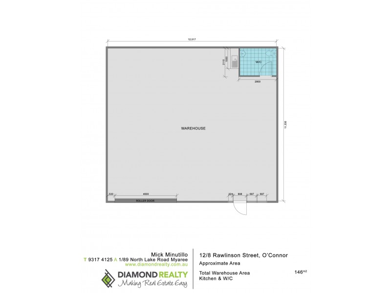 12/8 Rawlinson St, O’connor WA 6163 Floorplan