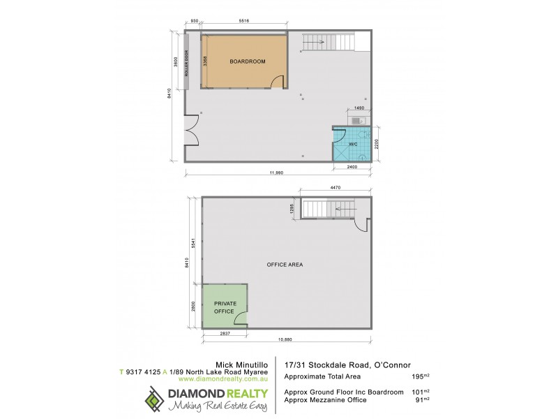 17/31 Stockdale Rd, O’connor WA 6163 Floorplan