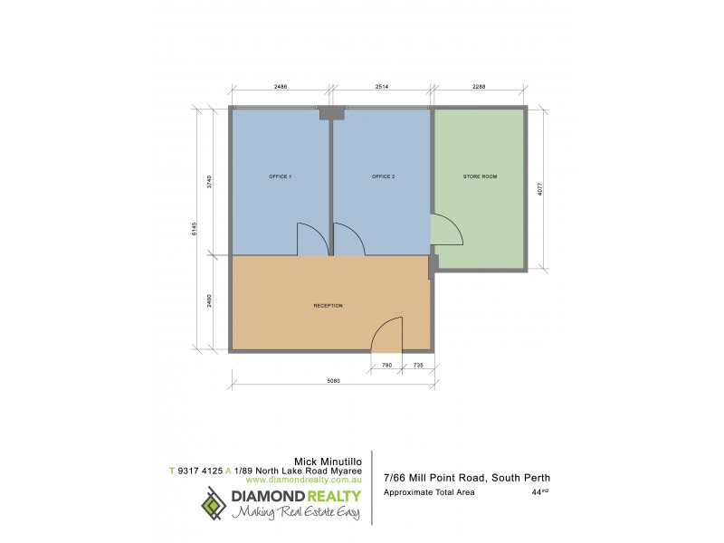 7/66 Mill Point Road, South Perth WA 6151 Floorplan