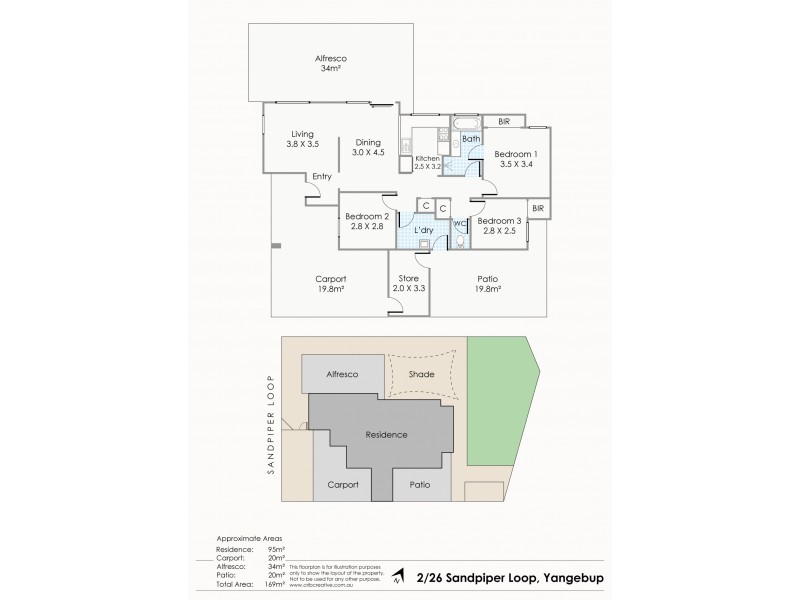 2/26 Sandpiper Loop, Yangebup WA 6164 Floorplan