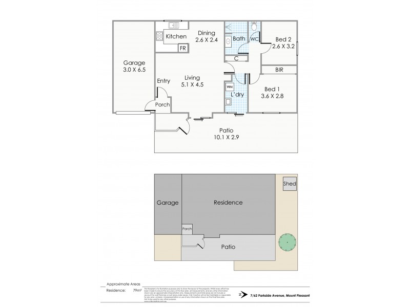 7/62 Parkside Avenue, Mount Pleasant WA 6153 Floorplan