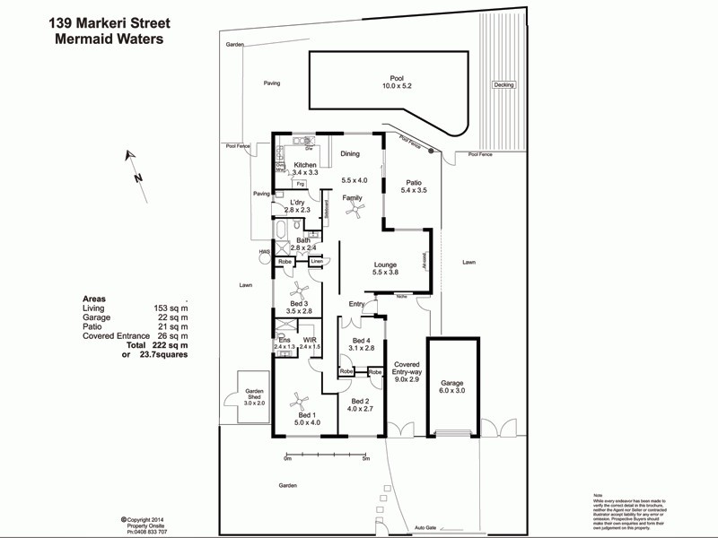 139 Markeri St, Mermaid Waters QLD 4218 Floorplan