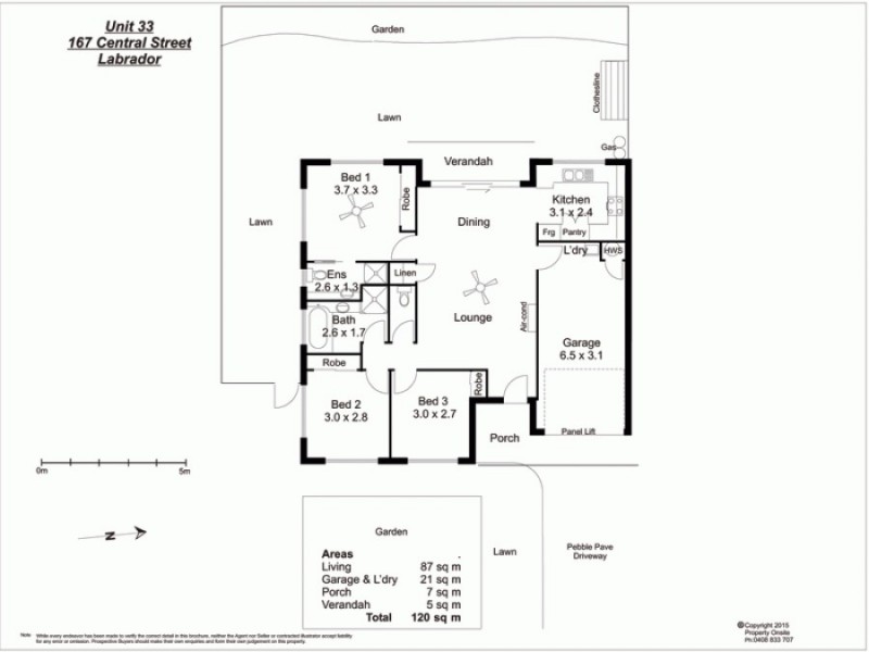 167 central street, Labrador QLD 4215 Floorplan