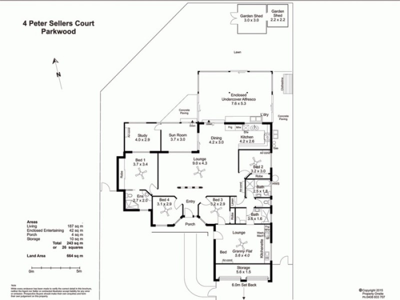 4 Peter Sellers Ct, Parkwood QLD 4214 Floorplan