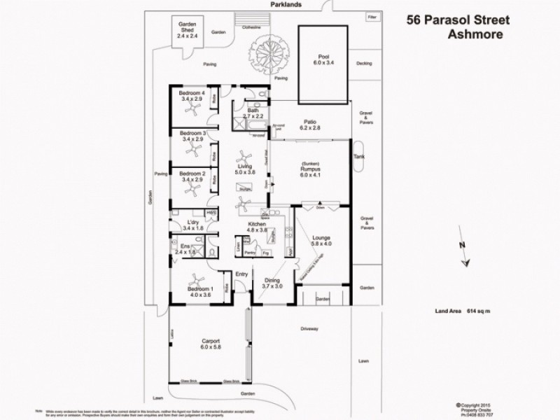 56 Parasol Street, Ashmore QLD 4214 Floorplan