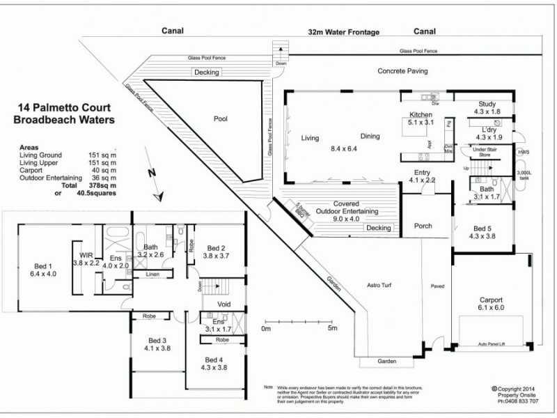 14 Palmetto Ct, Broadbeach Waters QLD 4218 Floorplan