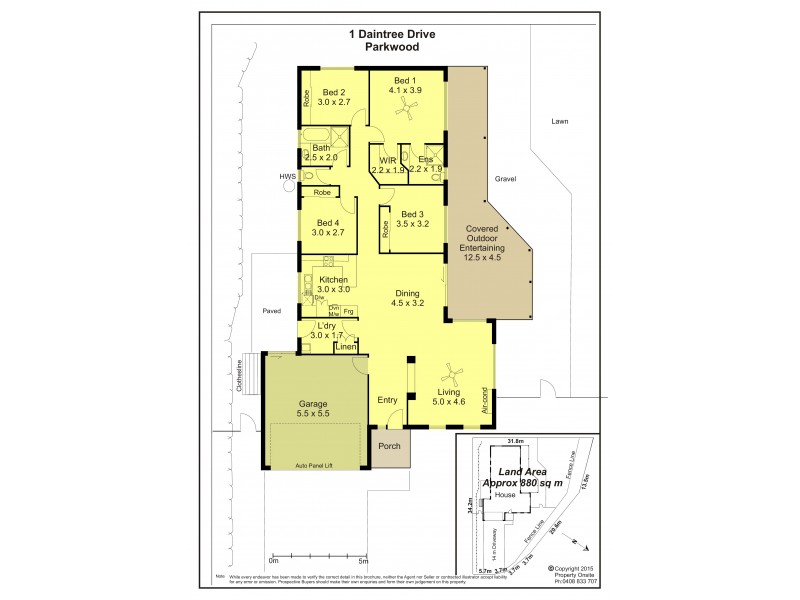 1 Daintree Dr, Parkwood QLD 4214 Floorplan