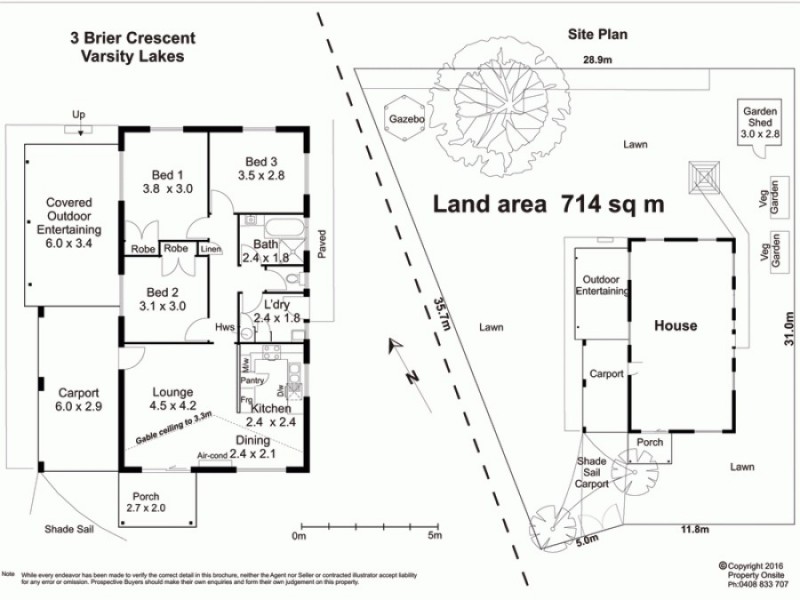 3 Brier Cres, Varsity Lakes QLD 4227 Floorplan