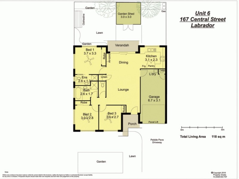 167 Central St, Labrador QLD 4215 Floorplan