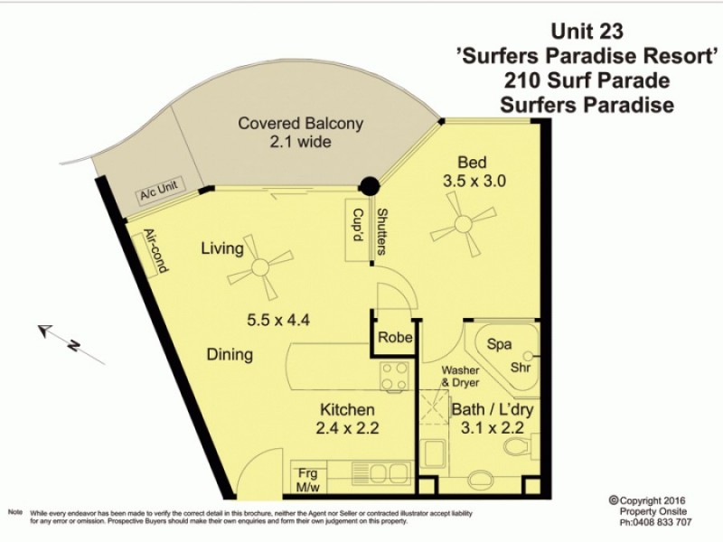 Surfers Paradise QLD 4217 Floorplan