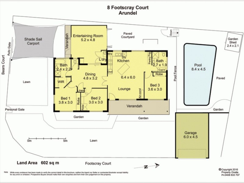 8 Footscray ct, Arundel QLD 4214 Floorplan