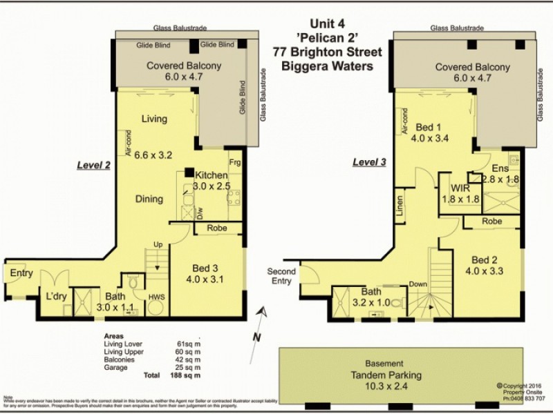 4/77 Brighton St, Biggera Waters QLD 4216 Floorplan