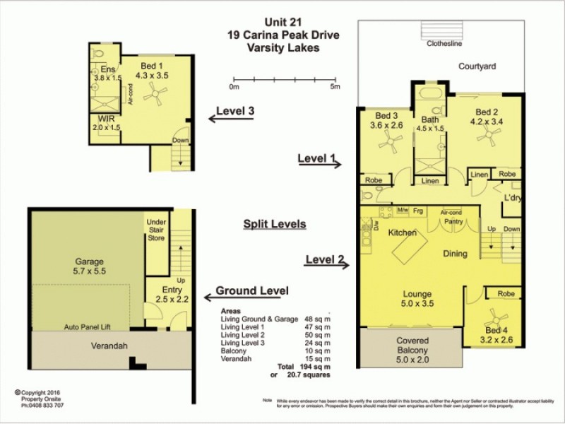 19 “Lakewood Reserve” Carina Peak Drive, Varsity Lakes QLD 4227 Floorplan